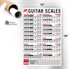 Guitar Scales Charts Poster (12" x 18")