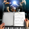 iVideosongs Sheet Music Folder for 40 Pages of Staff Music