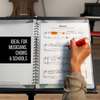 iVideosongs Sheet Music Folder for 40 Pages of Staff Music