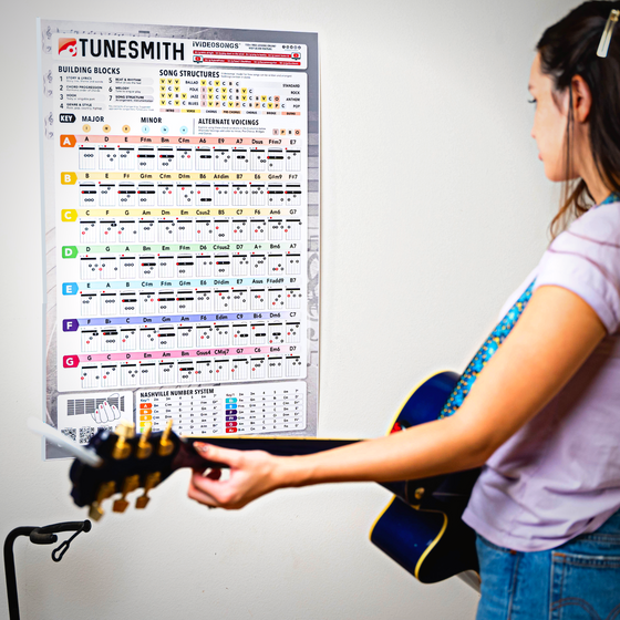 Tunesmith Guitar Chord Progressions Poster (24" x 36")