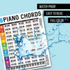 Piano Chords Chart (8.5" x 11")