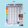 Piano Chords Chart (8.5" x 11")