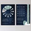 Guitar Chords & Circle of 5ths 2-Poster Bundle ("Cosmic Harmony" and "Honor Thy Fretboard")