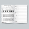 iVideosongs Wide Staff Music Notebook • 3-Pack • Blank Sheet Music Manuscript Paper • 6 Staves